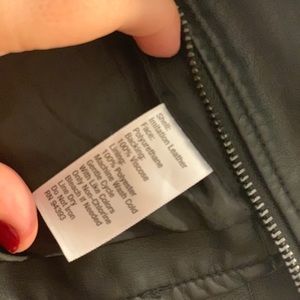 kaari blue leather jacket